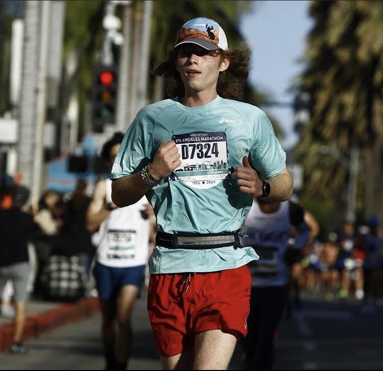 Runner Chris Webb, Photo courtesy of Los Angeles Marathon 2020 