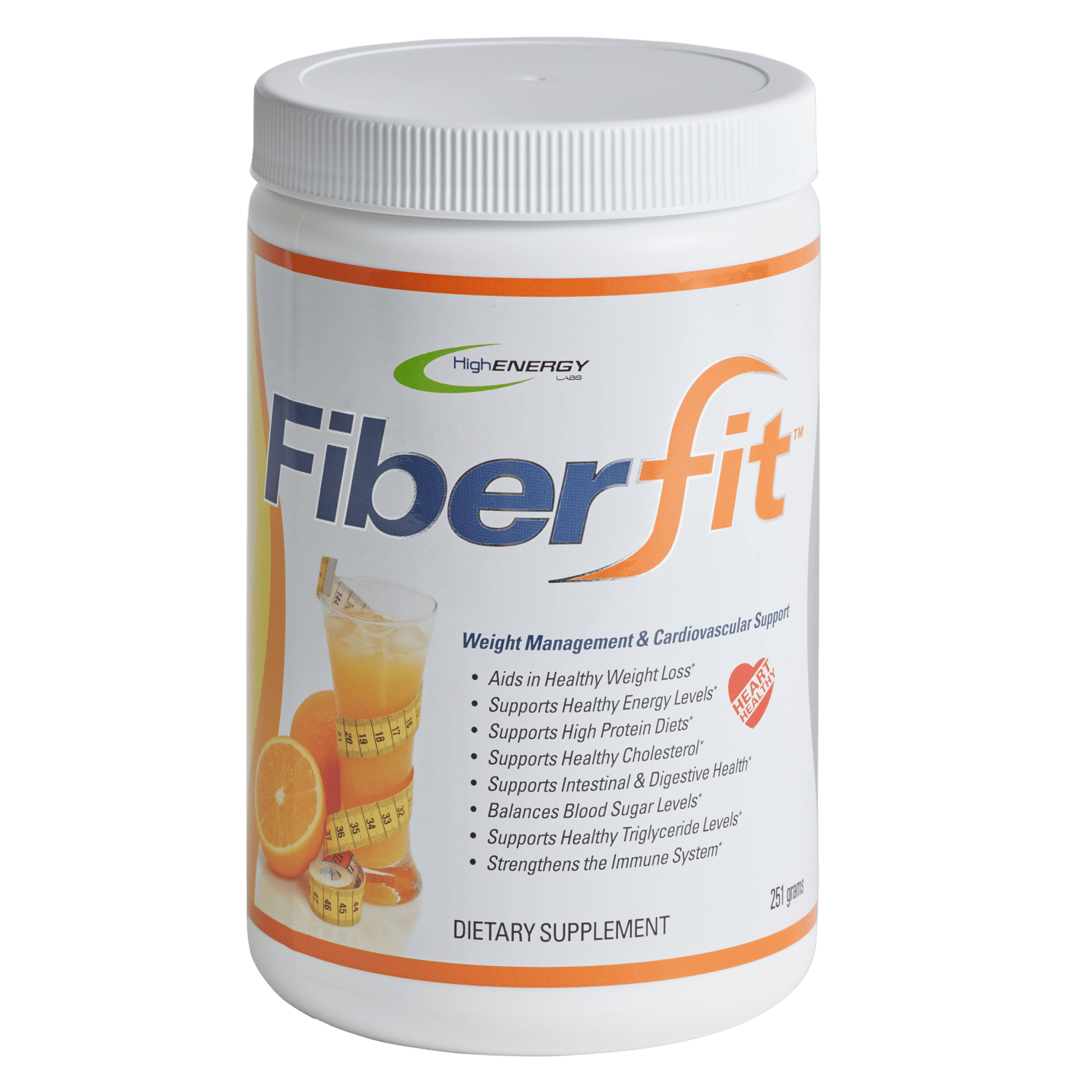 Fiber Fit - Weight Management & Cardio Support - High Energy Labs - Nutritional Supplements