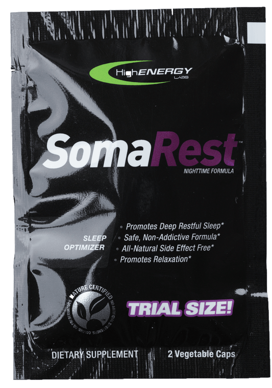 SomaRest Sleep Optimizer Sample - Portable Trial Size - High Energy Labs - Nutritional Supplements