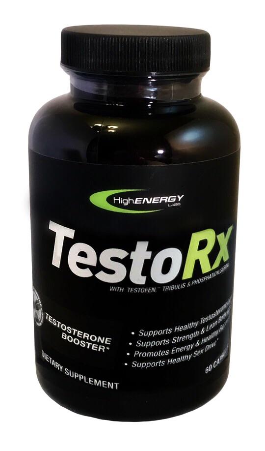TestoRx - Testosterone Support - High Energy Labs - Nutritional Supplements